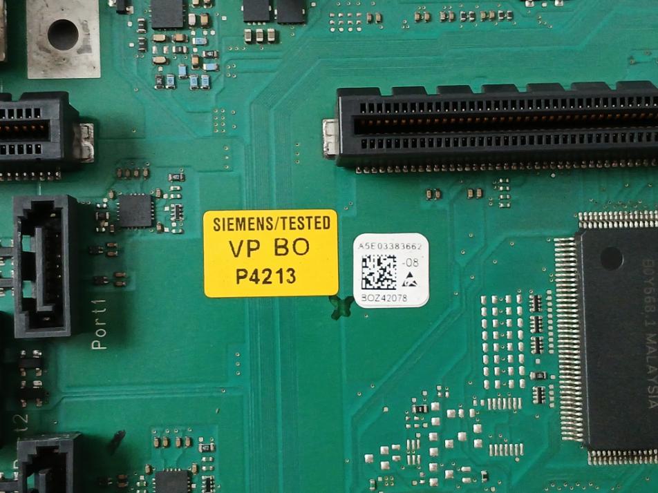 Siemens A5E03383660-1 Printed Circuit Board W08U219A A5E03383662-08