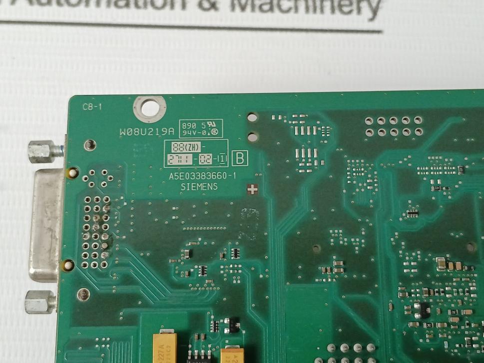 Siemens A5E03383660-1 Printed Circuit Board W08U219A A5E03383662-08