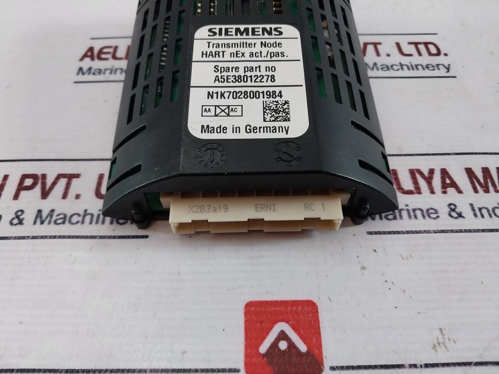 Siemens A5E38012278 Transmitter Module X203A19 Erni Rc 1