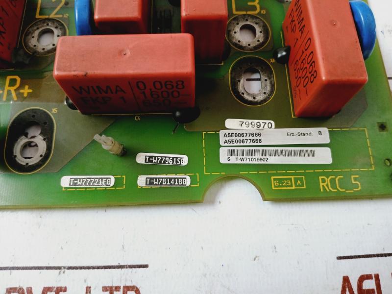 Siemens A5e00160438 Filter Absorption Plate A5e00677666 94v