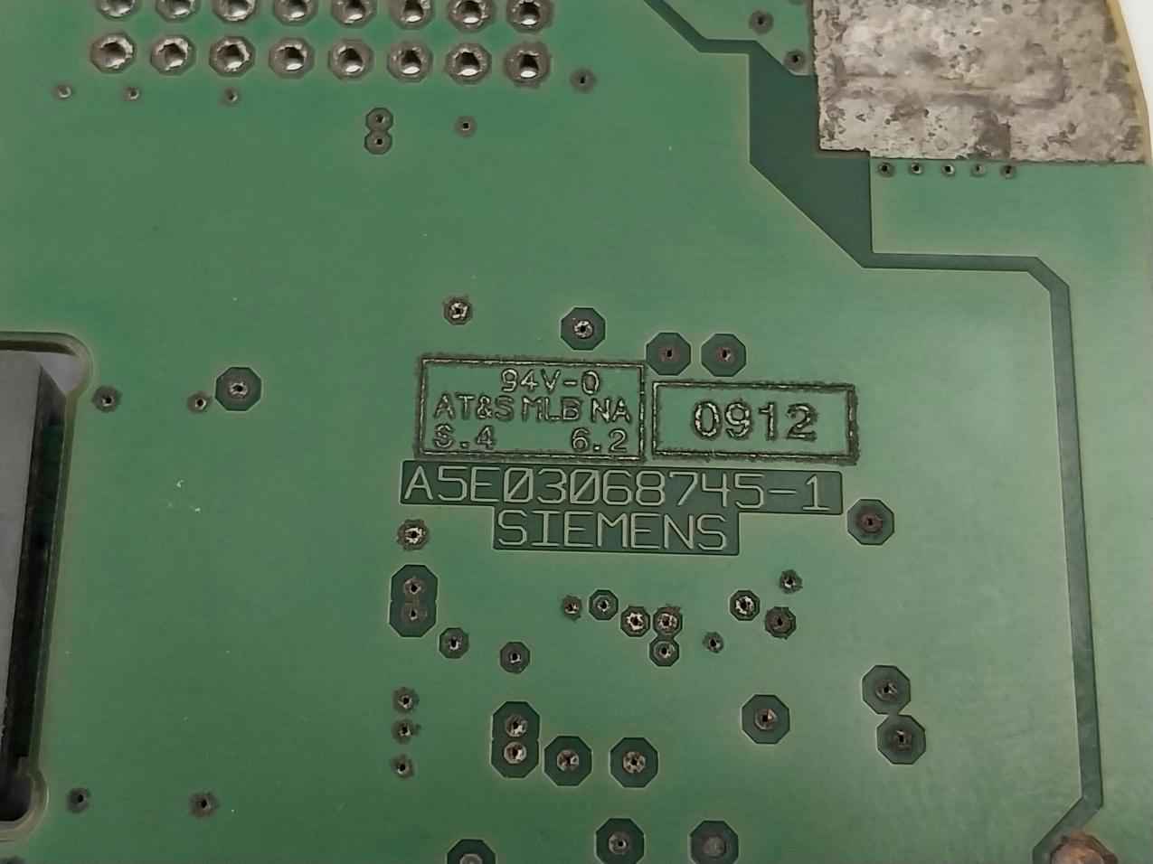 Siemens A5e01691236-1 Pcb For Digital I/o Module 94v-0 A5e03068745-1