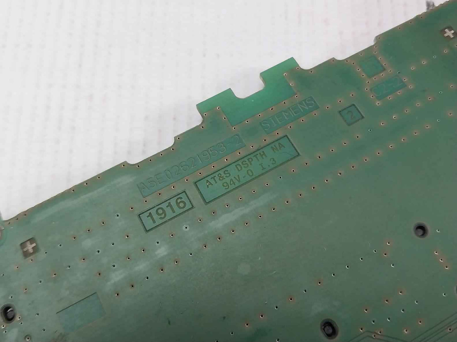 Siemens A5e02621953-2 Printed Circuit Board 94v-0 I.3
