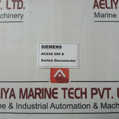 Siemens Ac23A Switch Disconnector Max.250A