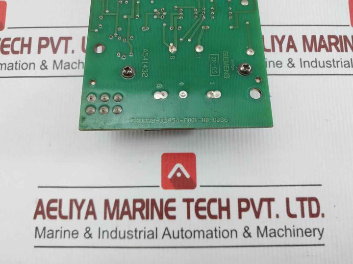Siemens Adjusting Pressure Board A541432