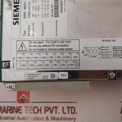 Siemens Ams-m431-a5-8 Power Supply Rectifier Module