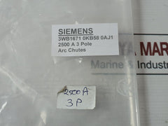 Siemens Arc Chutes For Circuit Breaker 2500A 3Pole 3Wb1671 0Kb58 0Aj1