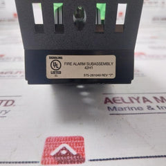Siemens Be-35 Fire Alarm Battery Extender Card Rev: 7