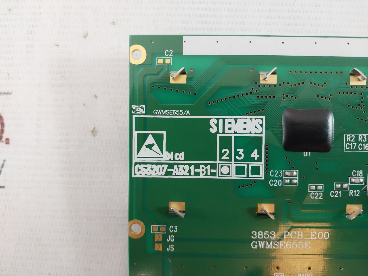 Siemens C53207-a321-b1-2 Pc Screen Board Card Plc Gwmse655E