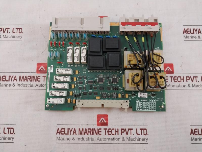 Siemens C53207-a324-b60-8 Pc Board Mv08 Bf1106 100005 Amp 969266-2