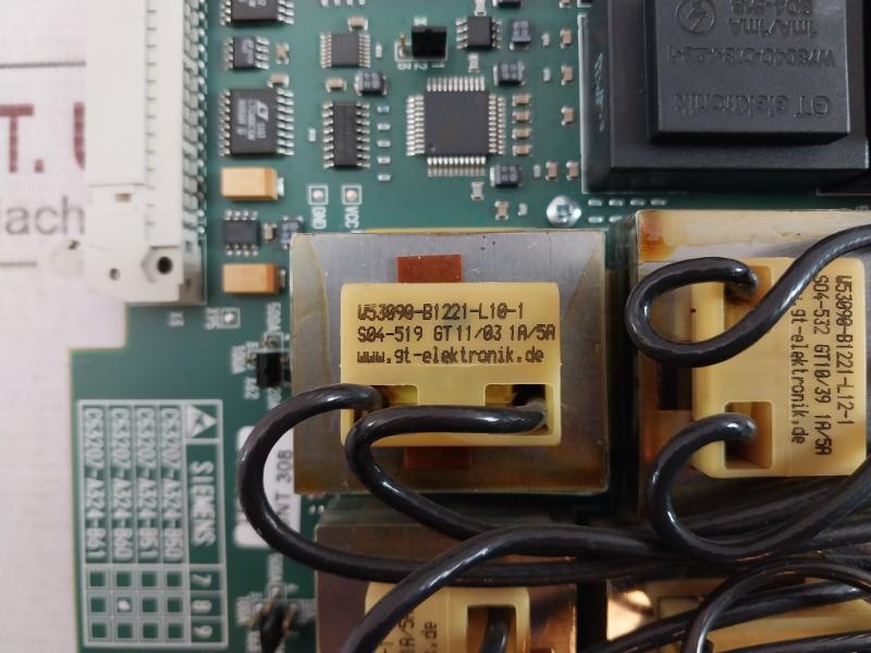 Siemens C53207-a324-b60-8 Pc Board Mv08 Bf1106 100005 Amp 969266-2