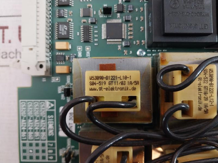 Siemens C53207-a324-b60-8 Pc Board Mv08 Bf1106 100005 Amp 969266-2