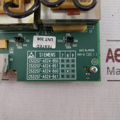 Siemens C53207-a324-b60-8 Pc Board Mv08 Bf1106 100005 Amp 969266-2