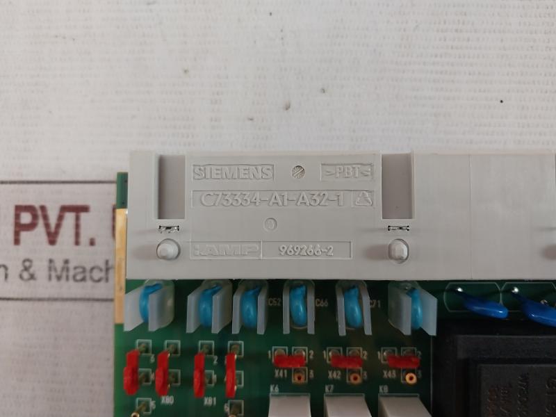 Siemens C53207-a324-b60-8 Pc Board Mv08 Bf1106 100005 Amp 969266-2