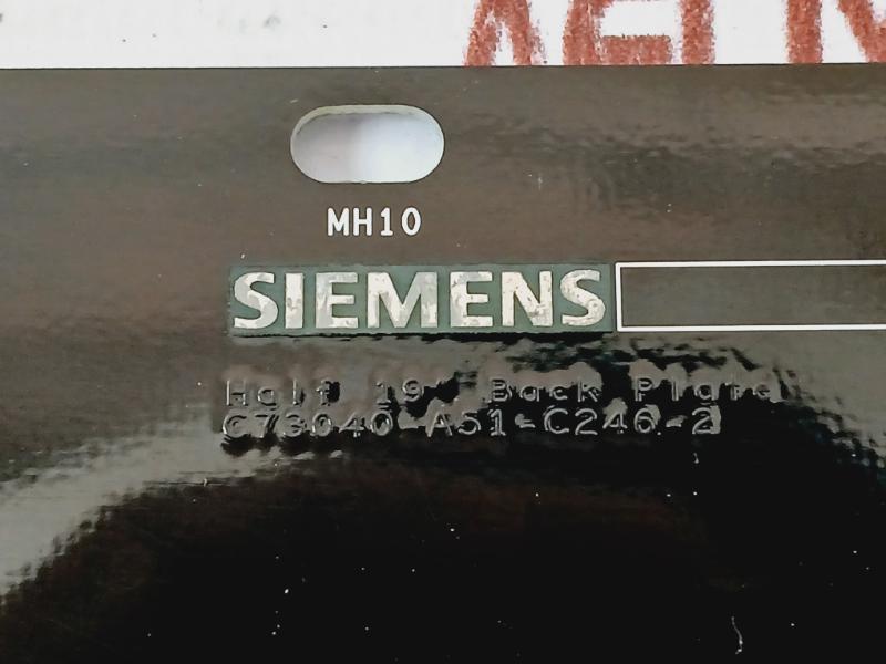 Siemens C53207-a382-b130-2 Half 19 Back Plate 94v-0