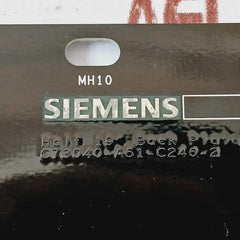 SIEMENS C53207-A382-B130-2 Half 19 Back Plate 94V-0