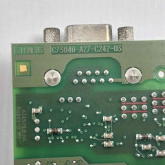 Siemens C73040-a27-c242-03 Printed Circuit Board 94V-0 W0 Bf0903