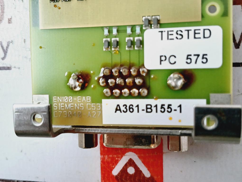 Siemens C73040-a27 Pc Board For Ethernet Module En100-eab