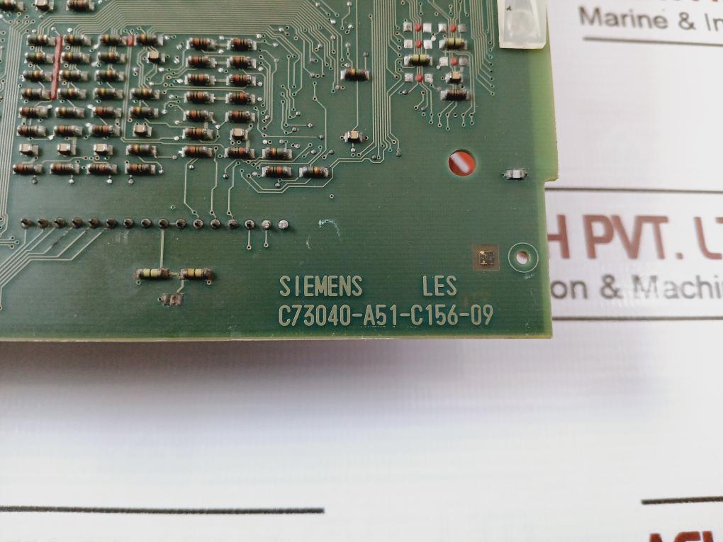Siemens C73040-a51-c156-09 Control Board C73334-a1-a21