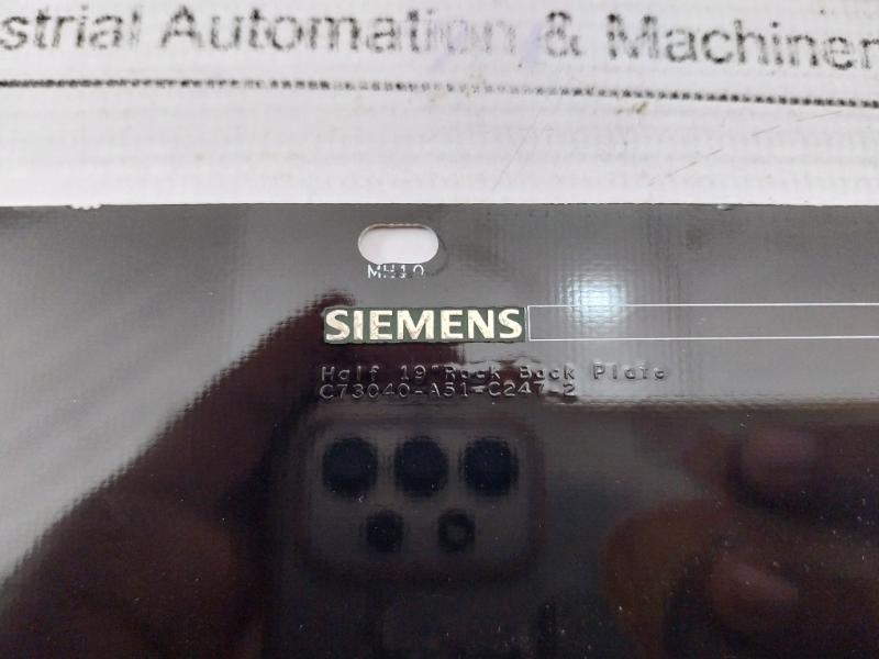 Siemens C73040-A51-C247-2 Half 19" Rack Back Plate PC Board
