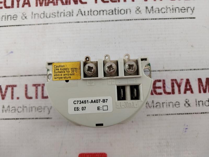 Siemens C73451-A407-B7 Connection Board C160-03-85 ES: 07