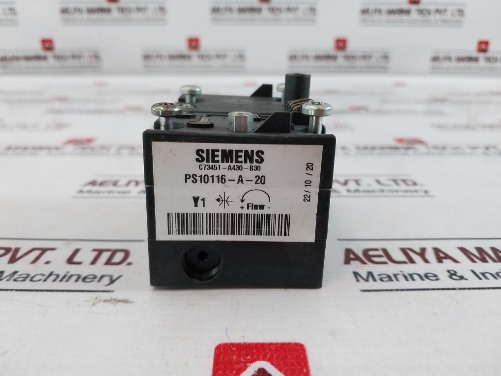 Siemens C73451-a430-b30 Pneumatic Block Ps10116-a-20