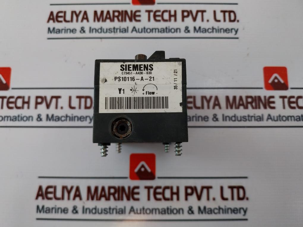 Siemens C73451-a430-b30 Pneumatic Valve Block Ps10116-a-21