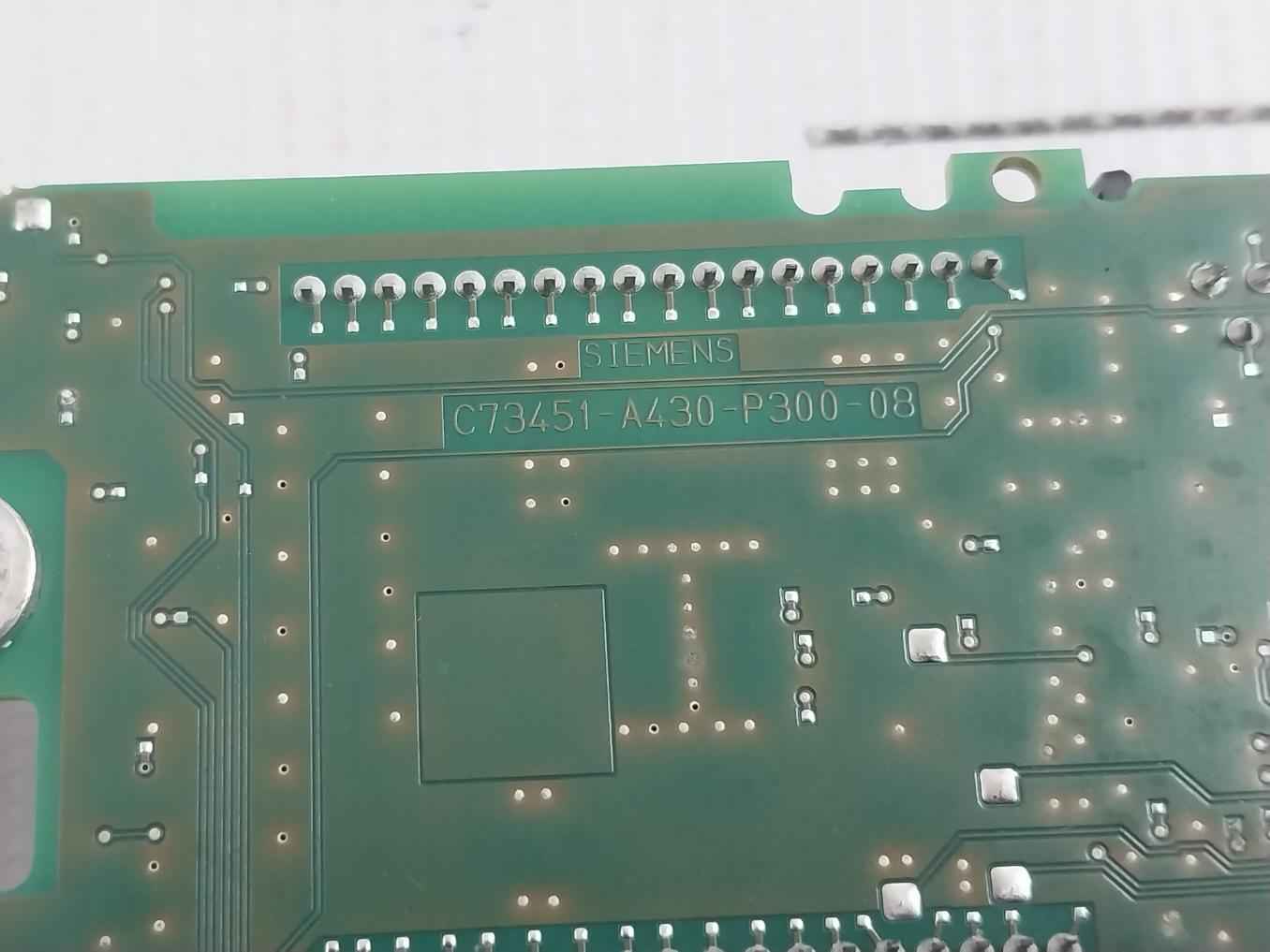 Siemens C73451-a430-p300-08 Profibus Pa Display Pcb Card