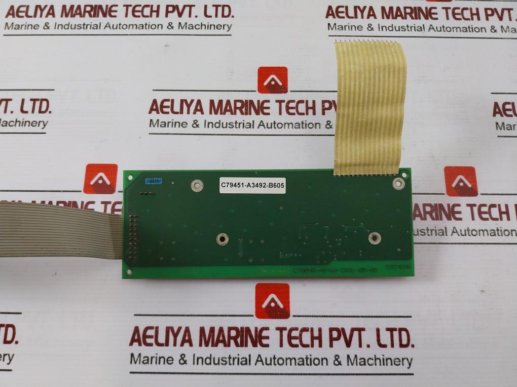 Siemens C79451-a3492-b605 Keypad Printed Circuit Board Card 94V-0