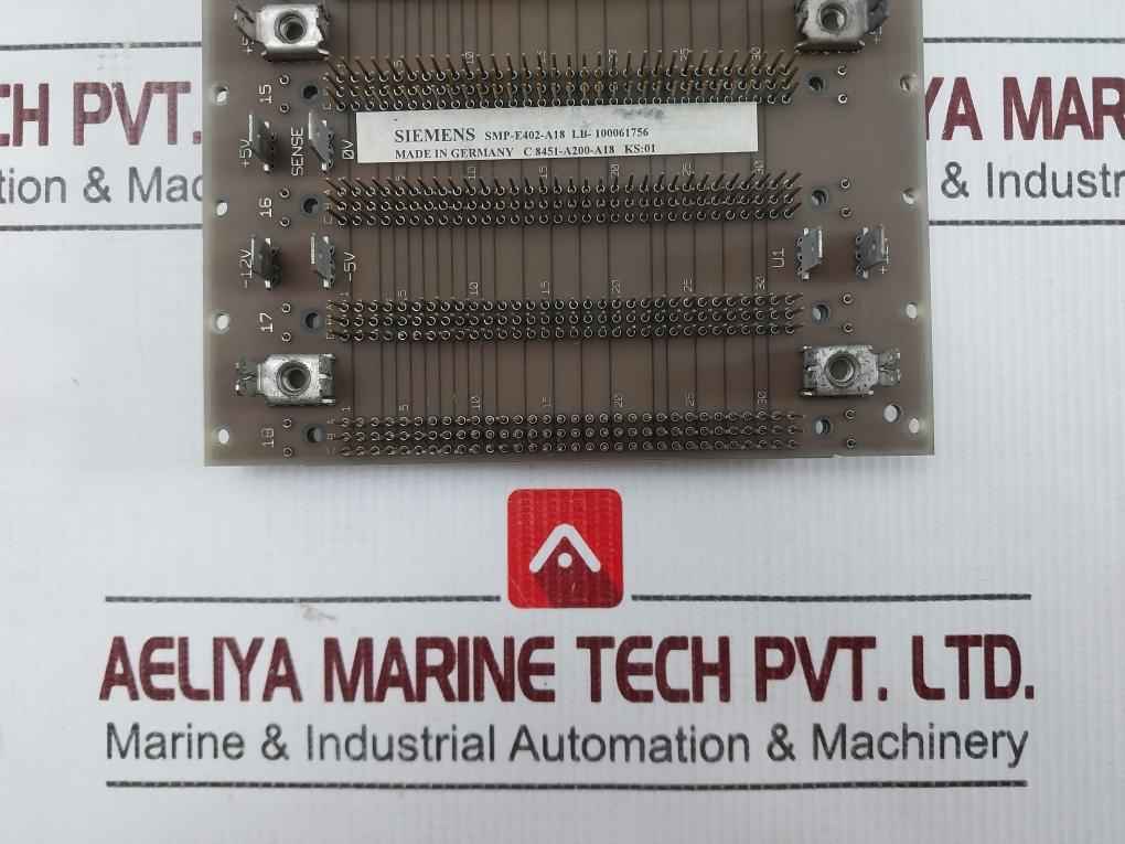 Siemens C8451-a200-c18-1 Backplane Pc Board 94V-0 Ppc-b Lb-100061756