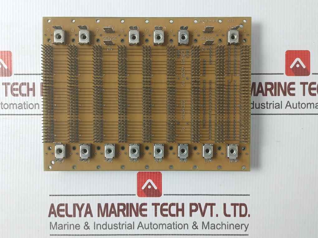 Siemens C8451-a201-a9 Plc Card Slot Back Plane Ppc-b 94 V-0