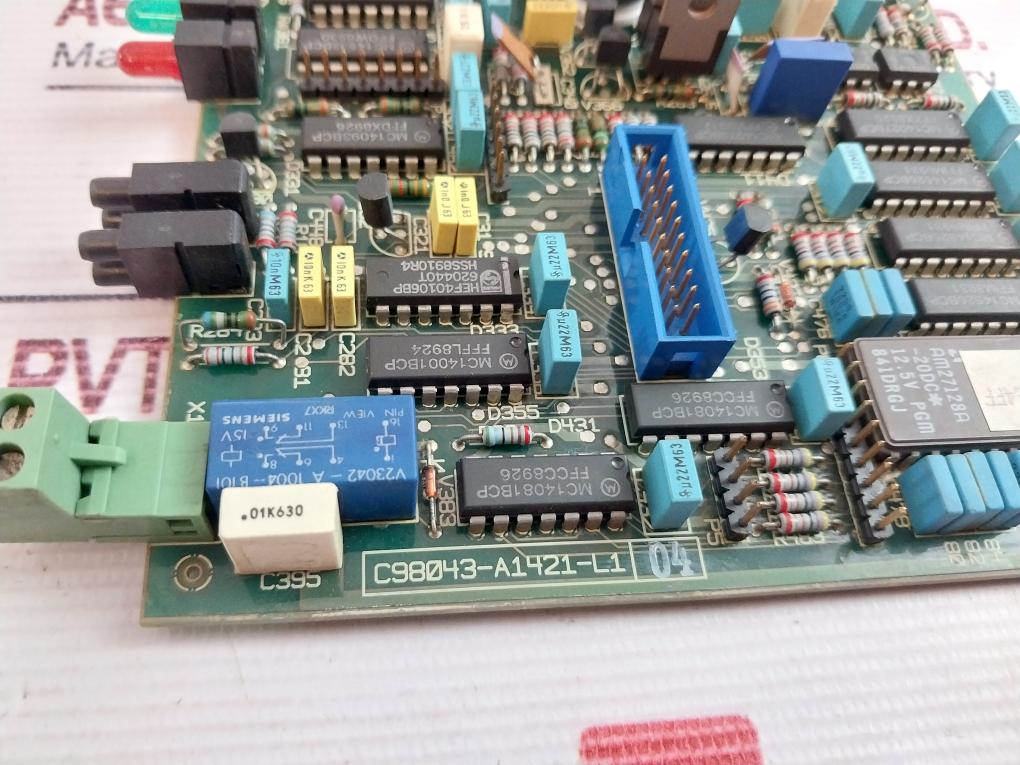 Siemens C98040-a1421-p1-02-85 / C98043-a1421-l1 04 Printed Circuit Board