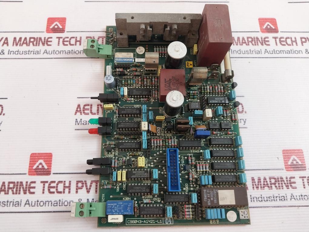 Siemens C98040-a1421-p1-02-85 / C98043-a1421-l1 04 Printed Circuit Board