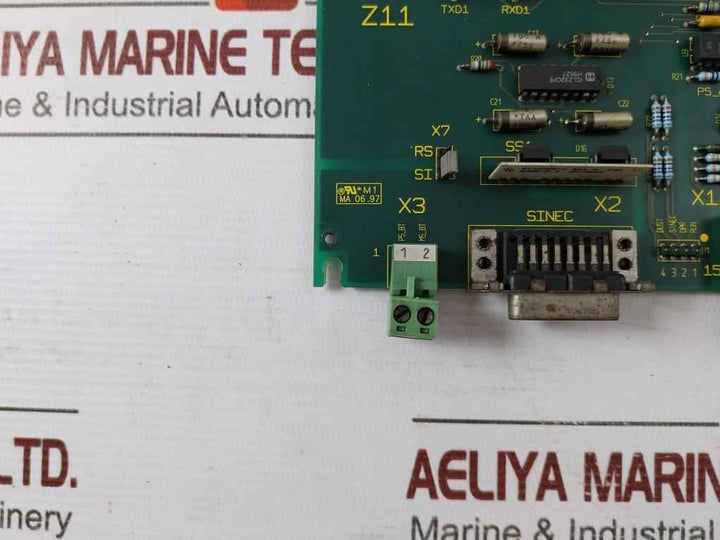 Siemens C98040-a1600-p2-02-z185 Control Board Ab X 2 To 16/1 Ver 1.0