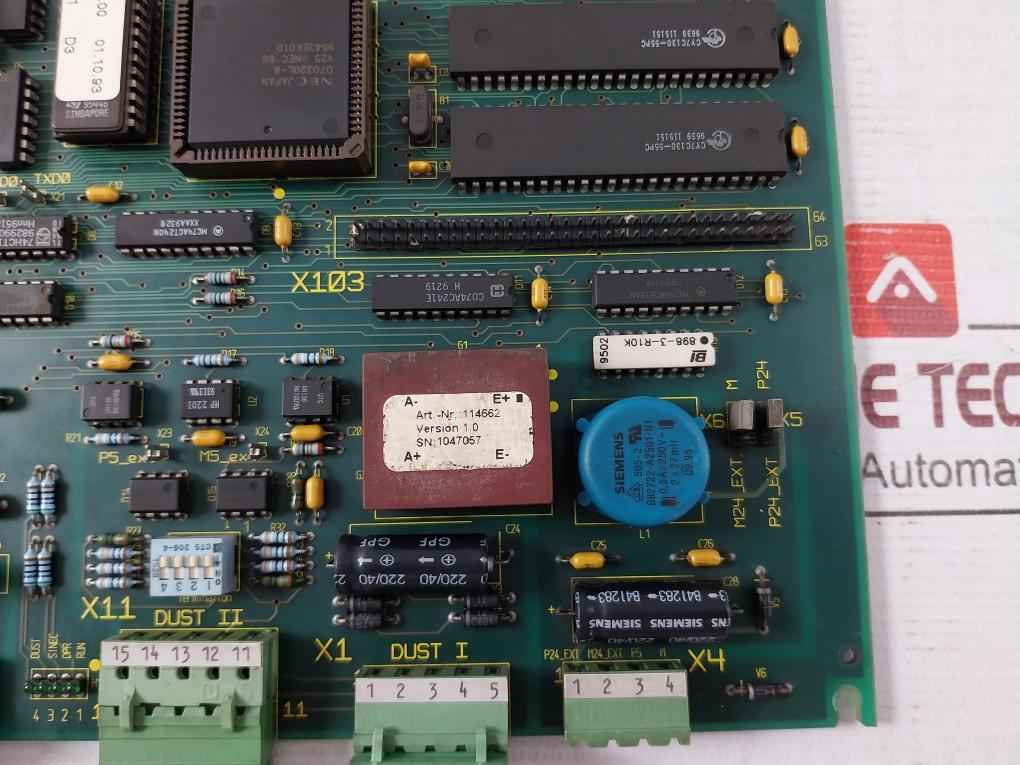 Siemens C98040-a1600-p2-02-z185 Control Board Ab X 2 To 16/1 Ver 1.0