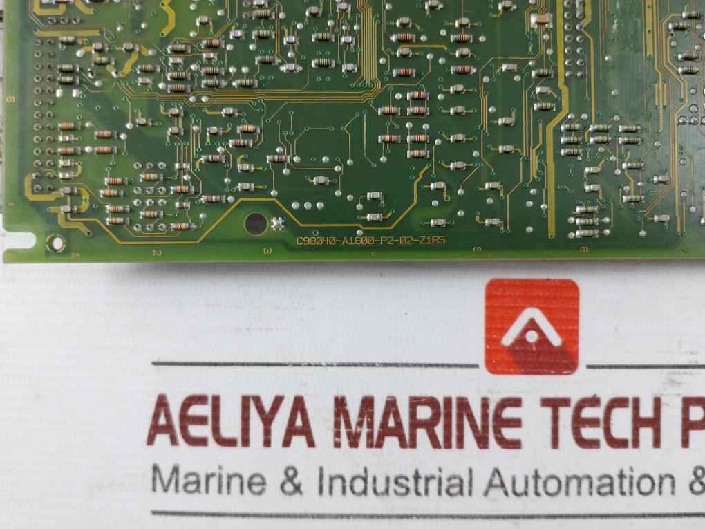Siemens C98040-a1600-p2-02-z185 Control Board Ab X 2 To 16/1 Ver 1.0