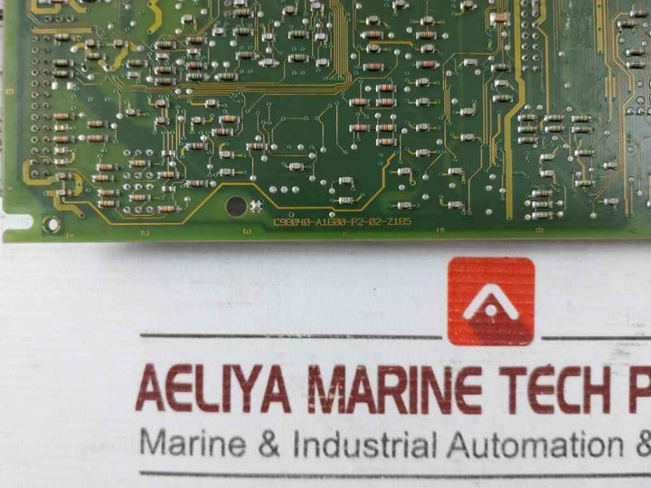 Siemens C98040-a1600-p2-02-z185 Control Board Ab X 2 To 16/1 Ver 1.0