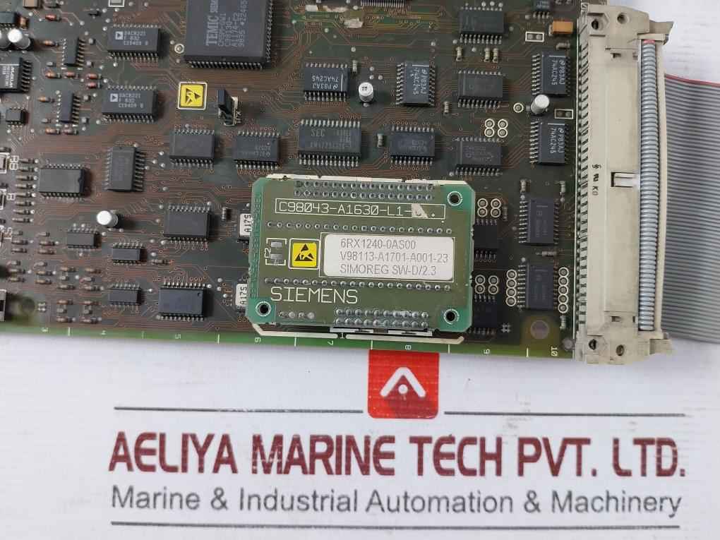 Siemens C98040-a1600-p2-02-z185 Control Board Ab X 2 To 16/1 Ver 1.0