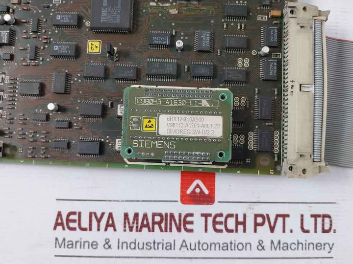 Siemens C98040-a1600-p2-02-z185 Control Board Ab X 2 To 16/1 Ver 1.0
