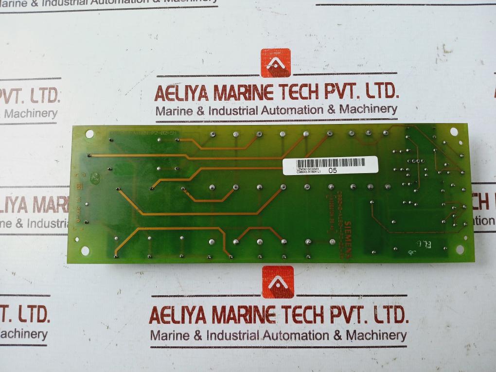 Siemens C98040-a1604-p2-02-85 Drive Board C98043-a1604-l1