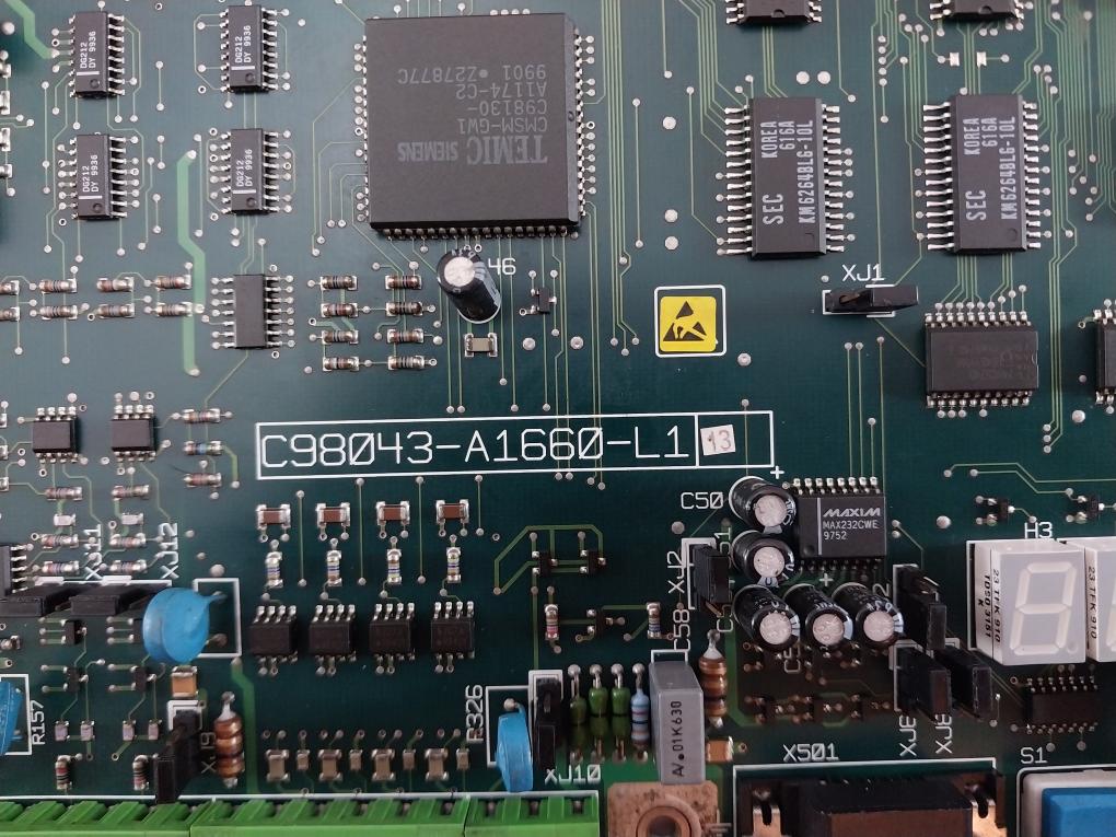 Siemens C98040-a1660-p1-05-z186 Plc Circuit Board