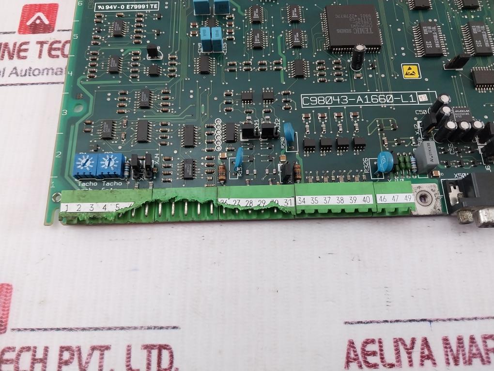 Siemens C98040-a1660-p1-05-z186 Plc Circuit Board