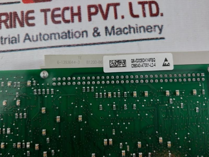 Siemens C98040-a7001-c2-2 Pcb Control Board, C98043-a7001-l2-4