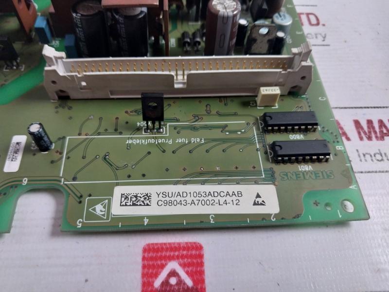Siemens C98040-a7002-c1-5 Converter Power Supply Board Ysu/Ad1053Adcaab