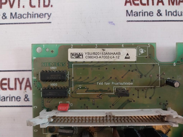 Siemens C98040-a7002-c1-5 Printed Circuit Board