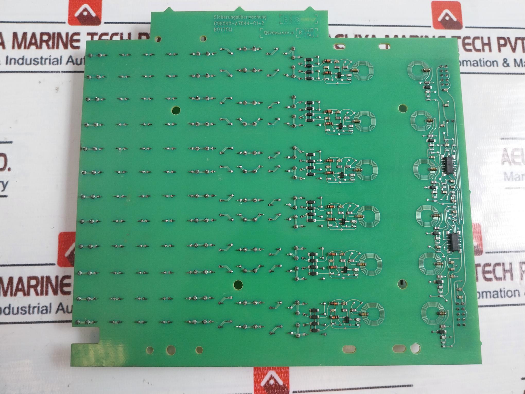 Siemens C98040-a7044-c1-2 Backup Monitoring Printed Circuit Board