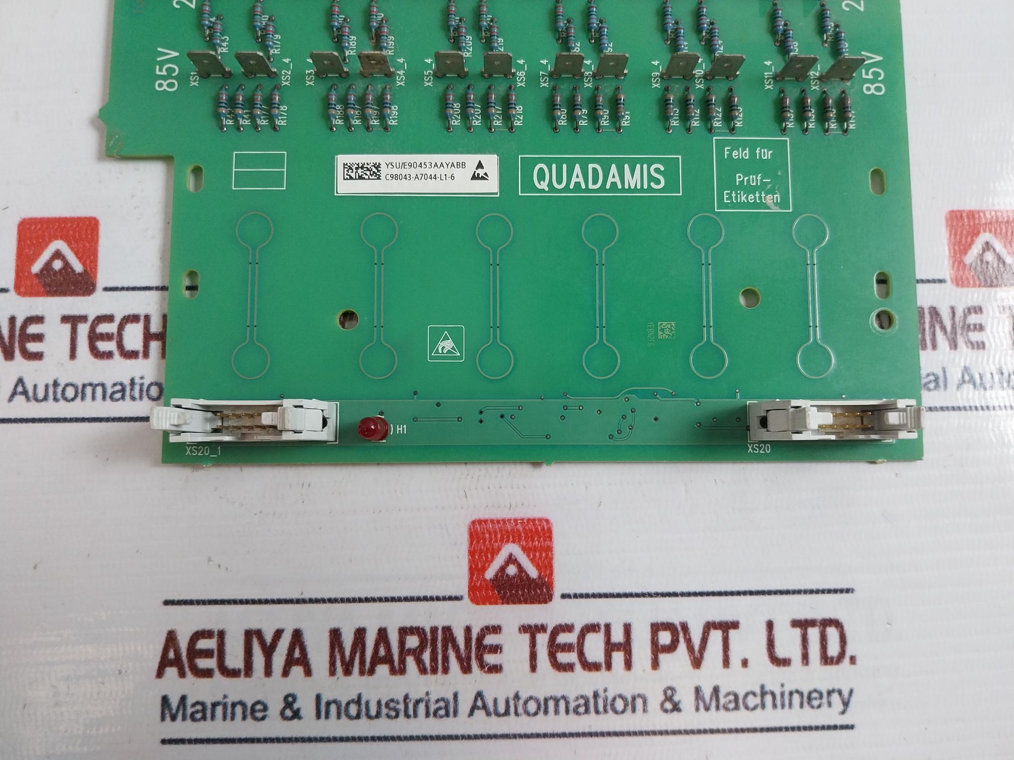 Siemens C98040-a7044-c1-2 Backup Monitoring Printed Circuit Board