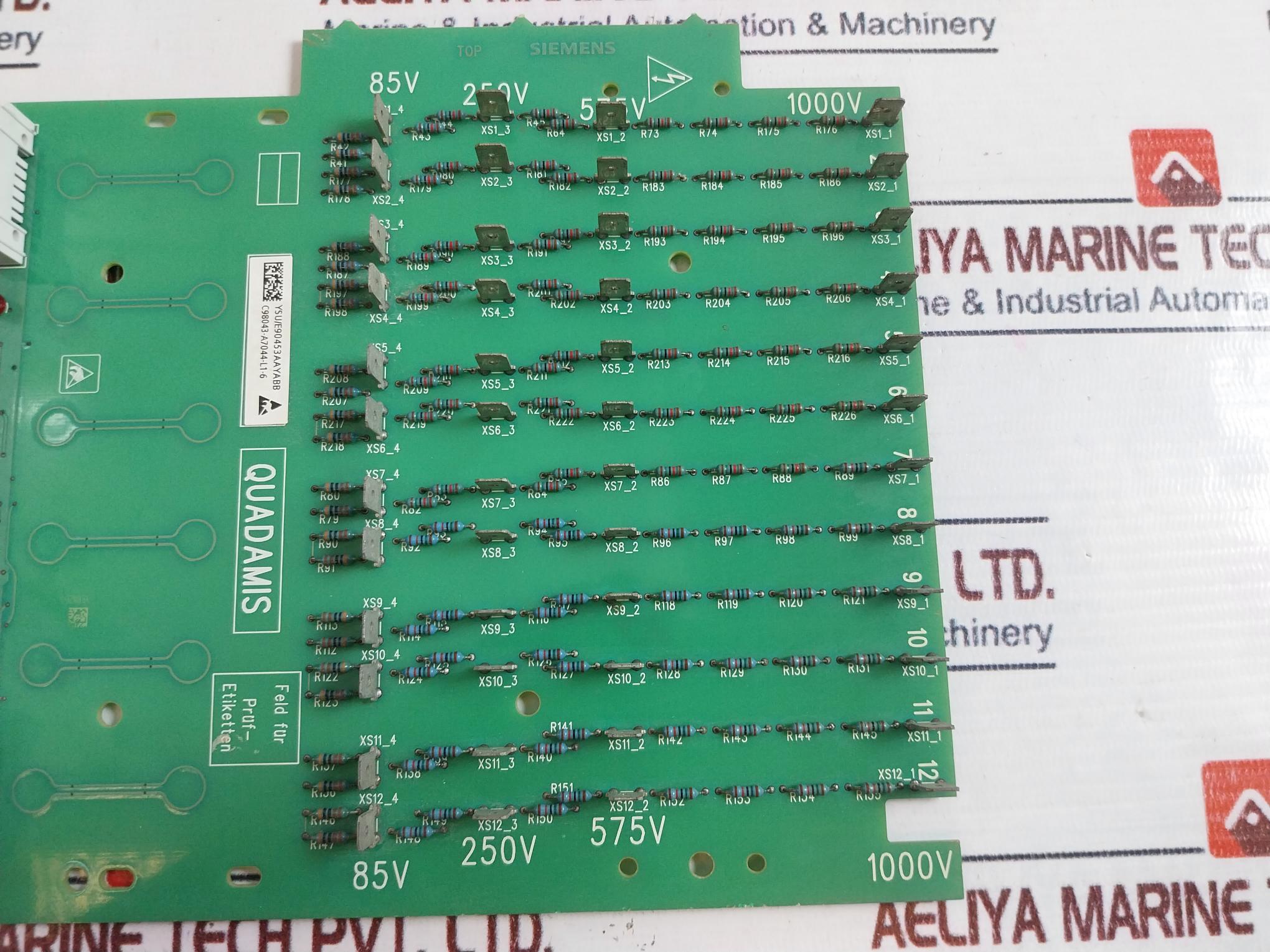 Siemens C98040-a7044-c1-2 Backup Monitoring Printed Circuit Board