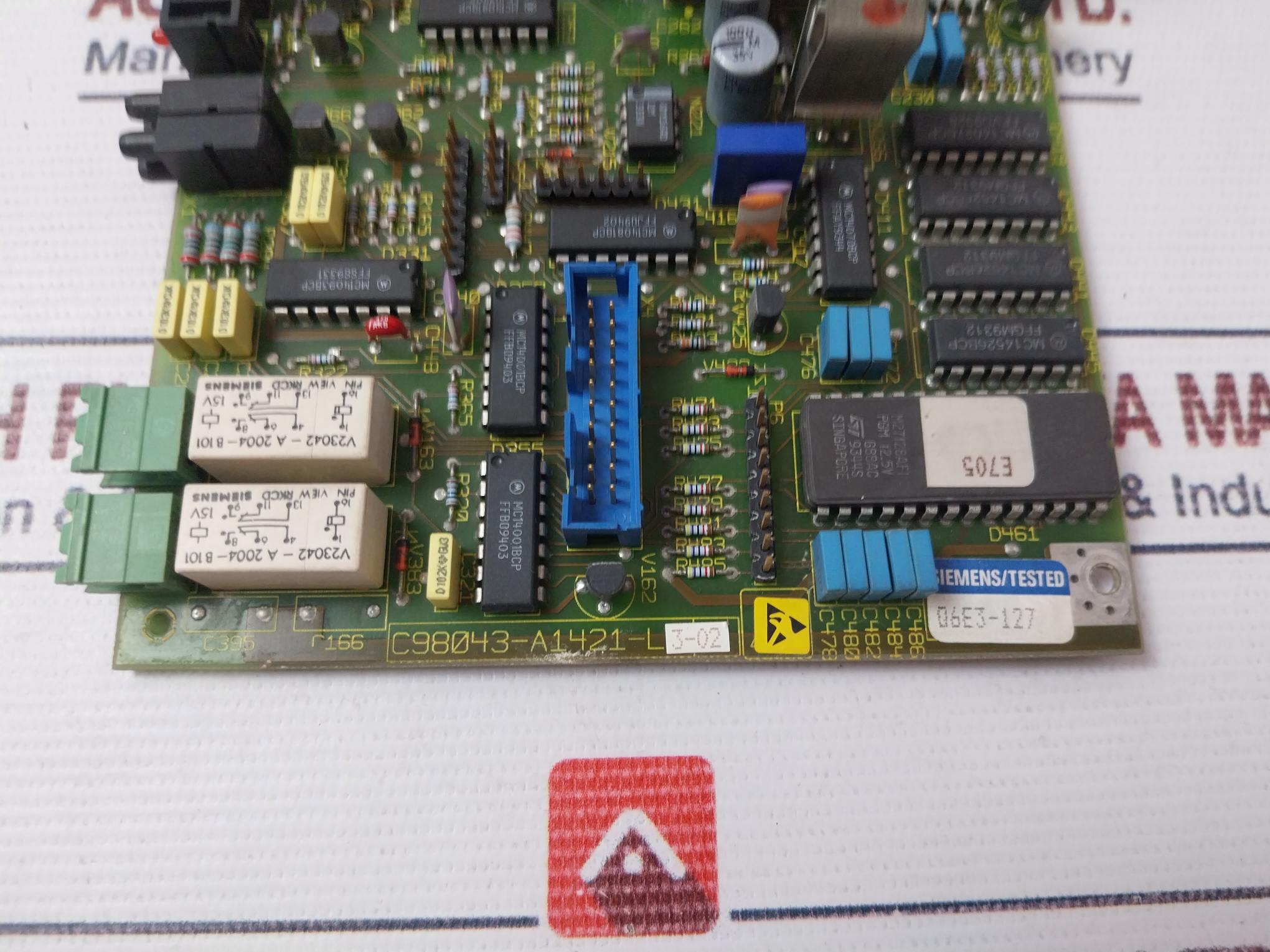 Siemens C98043-a1421-l 3-02 Printed Circuit Board