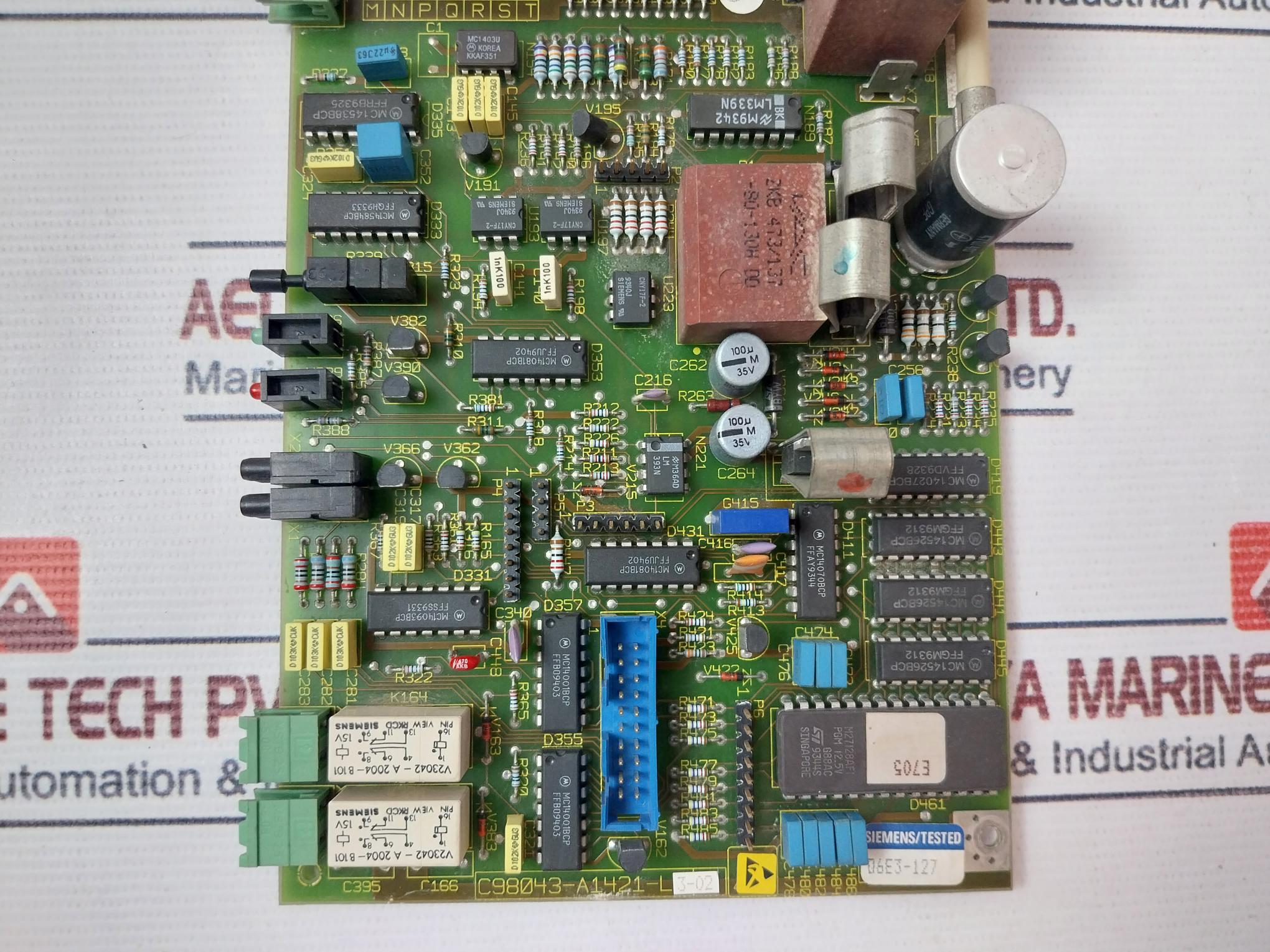 Siemens C98043-a1421-l 3-02 Printed Circuit Board