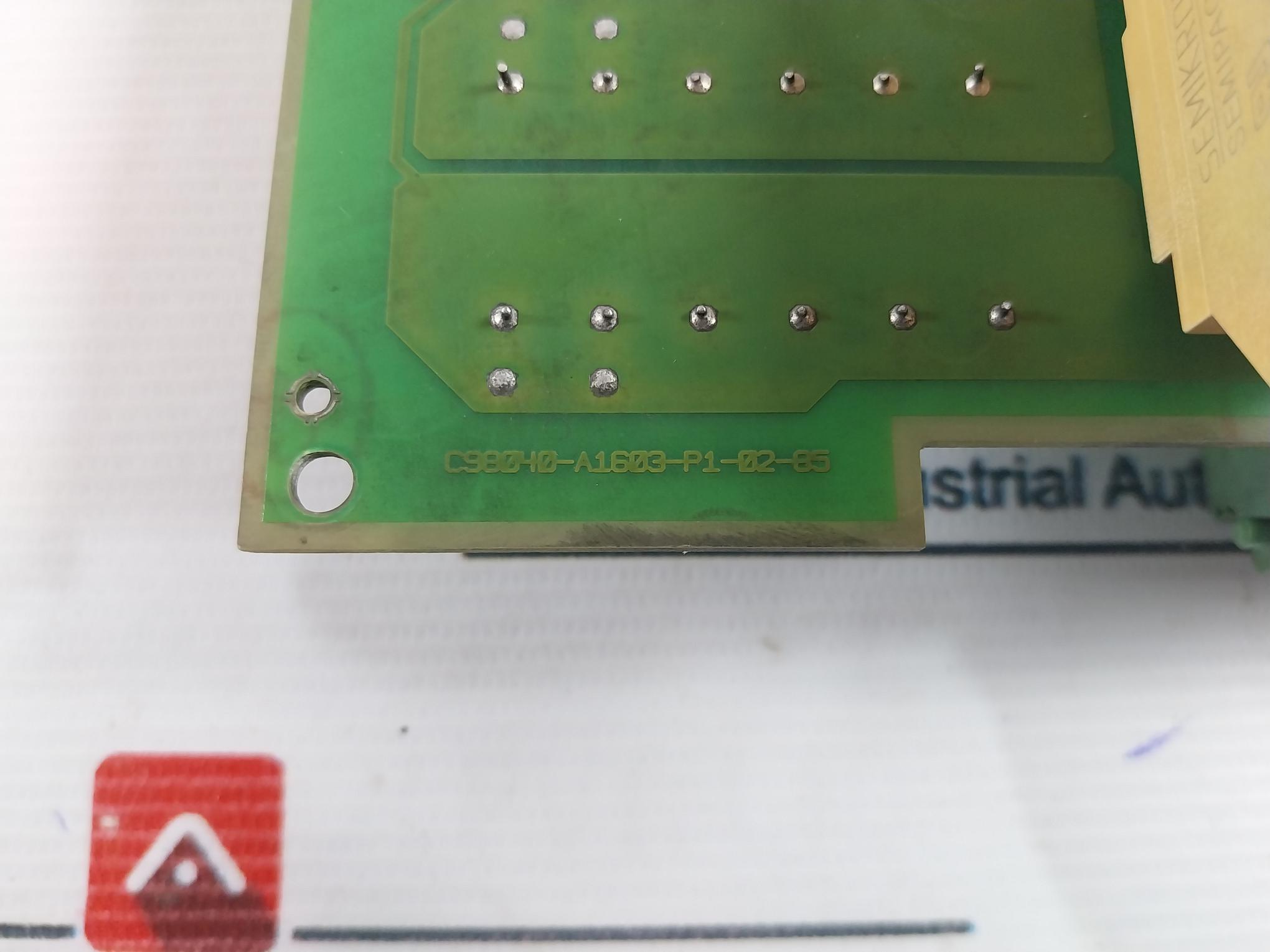 Siemens C98043-a1603-l-41-05 Printed Circuit Board